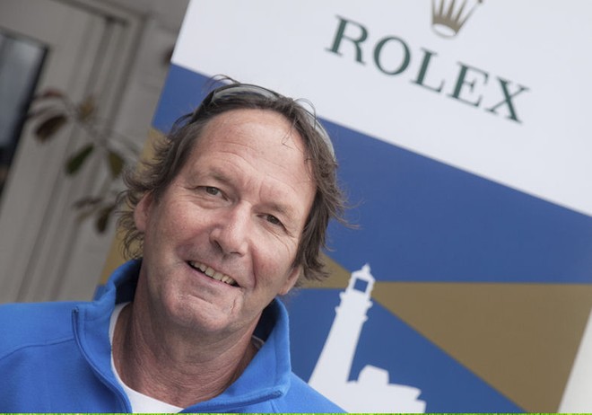 Peter Isler, navigator on RAMBLER100 - Rolex Fastnet Race 2011 ©  Rolex/Daniel Forster http://www.regattanews.com